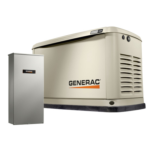 Generac 7224 14kW Guardian Generator with Wi-Fi & 100A 16-circuit Transfer Switch