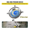 24-Inch Stainless Steel Surface Cleaner – Four Castors – configuration reference