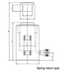 TECPOS TS-5010 dimensional reference; dimensions listed on the product page