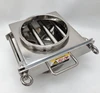 Single-Drawer Magnetic Separator - Round Clamp Connections - closed drawer and round clamp inlet