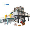 Livestock Cattle Feed Pellet Production Plant Line Poultry Feed Processing