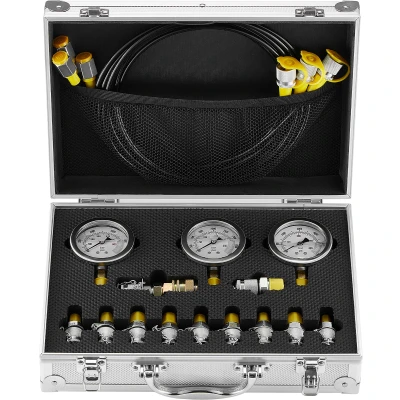 SPR-02 3-Gauge Hydraulic Pressure Test Kit 250–600 Bar