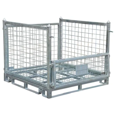 Collapsible Wire Mesh Stillages for Industrial Returnable Logistics — MOQ Lot of 100 units