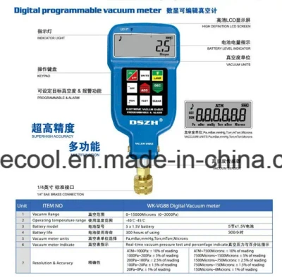 WK-VG88 Digital Programmable HVAC Vacuum Gauge