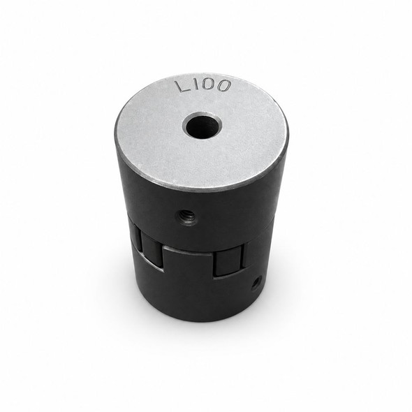 L100 Jaw Shaft Coupling - Complete Assembly with NBR Spider - retouched series reference photo; final configuration by quote.