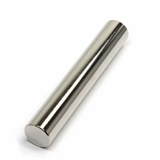 Stainless Steel Magnetic Filter Bars - Custom Length and Ends - plain-end round bar example