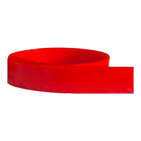 HP-PU12 Red Polyurethane Conveyor Skirting – 12 mm × 150 mm × 10 m