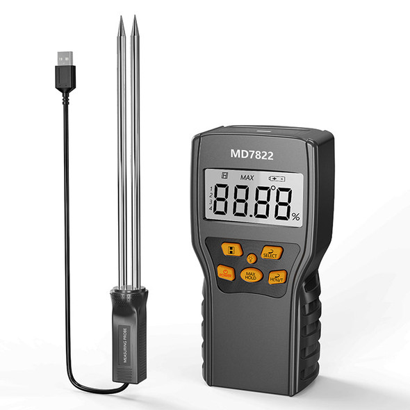 MD7822 Portable Grain Moisture Meter – 5–34%