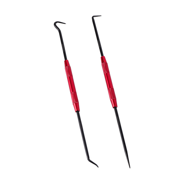 Two red-handled double-ended O-ring picks, model 12906