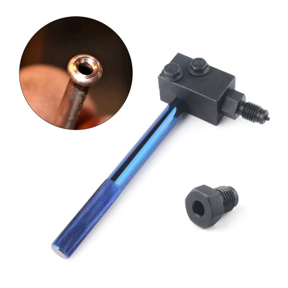 Handheld 3/16 inch brake line double flaring tool with forming adaptor