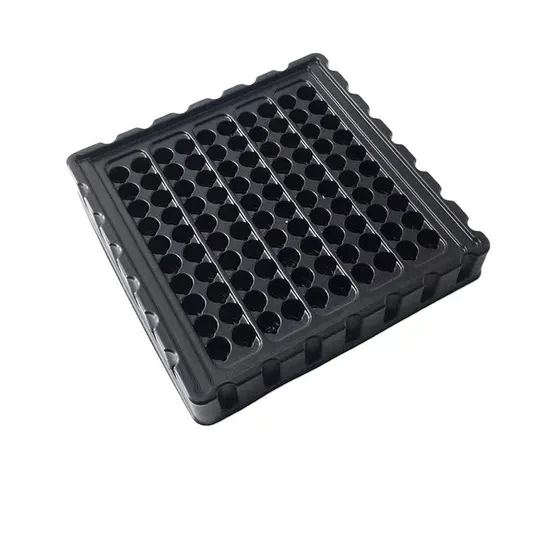 Custom Thermoformed Plastic Component Trays for Industrial Transit — MOQ Lot of 3,000 trays