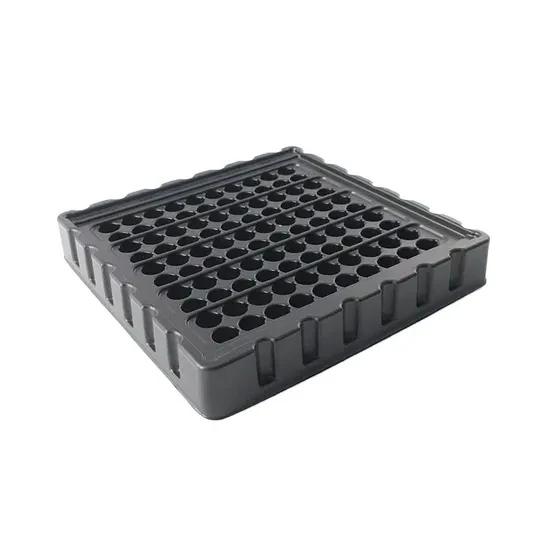 Custom Thermoformed Plastic Component Trays for Industrial Transit — MOQ Lot of 3,000 trays