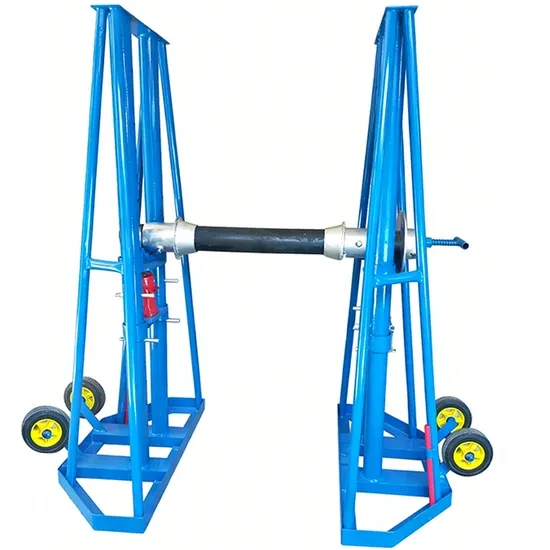 Cable Drum Pay-Off Jack Stands for Electrical Installation — MOQ Lot of 10 stands