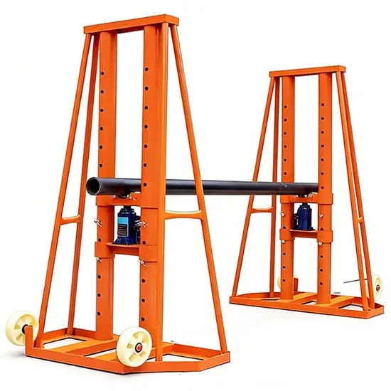 Cable Drum Pay-Off Jack Stands for Electrical Installation — MOQ Lot of 10 stands