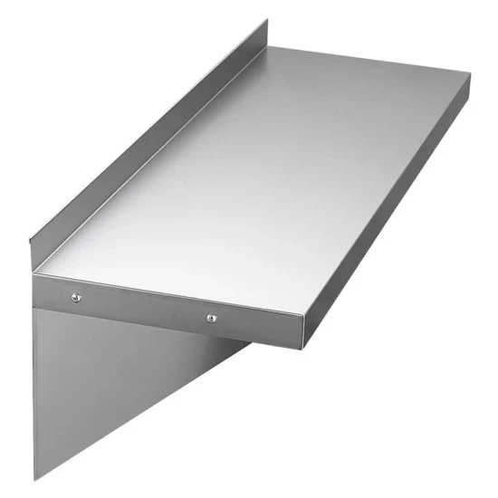 WT-C300502 Stainless Steel Kitchen Wall Shelf, 1200 ×300 mm — MOQ Lot of 20 shelves