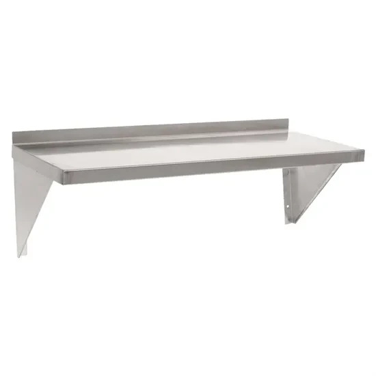 WT-C300502 Stainless Steel Kitchen Wall Shelf, 1200 ×300 mm — MOQ Lot of 20 shelves