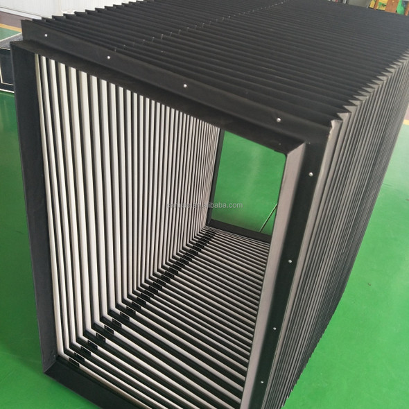 Custom Accordion Bellows Covers for CNC Machine Ways