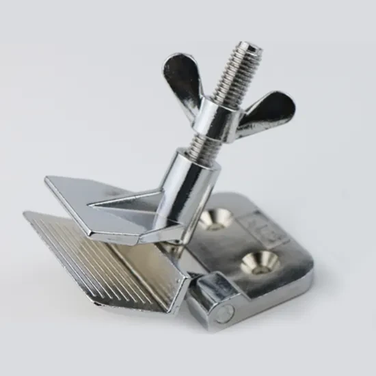 Screen printing butterfly hinge clamps