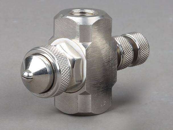 Representative adjustable air atomising nozzle family photo 1; images may show other sizes/materials. Final configuration confirmed in quotation.