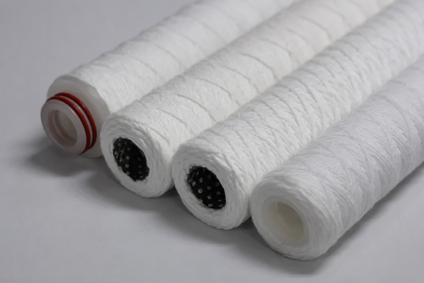 PP String-Wound Filter Cartridges - Configured to Order - retouched source reference photograph; configuration selected by quotation