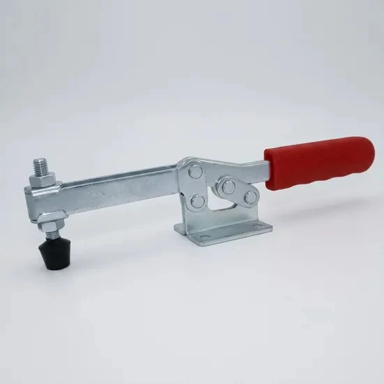 Horizontal Toggle Clamp - 203F Reference - closed clamp, angled view