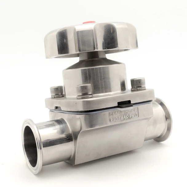 SS316L Sanitary Diaphragm Valve 1.5 in Tri-Clamp EPDM/PTFE