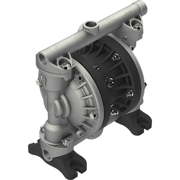 1/2 in Aluminium AODD Pump with PTFE Diaphragms 73 L/min