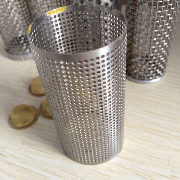 Custom Perforated Stainless Steel Filter Tubes & Support Screens