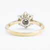 Second Hand 9ct Gold 7 Stone 1/3 Carat Diamond Daisy Cluster Ring