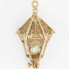 Second Hand 9ct Gold Lantern Charm Pendant