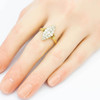 Antique Edwardian 18ct Gold Old Cut Diamond Marquise Ring