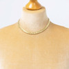 Second Hand 9ct Gold 16.5” Braided Flat Link Choker Necklace