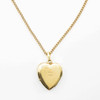 Second Hand 9ct Gold Engraved Heart Locket and Chain