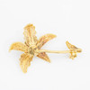 Second Hand 18ct Gold Filigree Flower Brooch