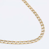 Second Hand 9ct Gold 19” Flat Curb Chain Necklace