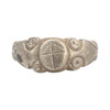 Ancient Roman Silver Ring with Cross