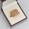 Second Hand 9ct Gold 4 Row Wide Keeper Ring