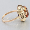 Second Hand 14ct Gold Large Citrine Dress Ring