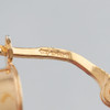 Second Hand 9ct Gold Semi-Textured Hoop Earrings