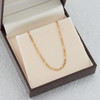 Second Hand 27” 18ct Gold Figaro Chain Necklace