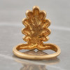 Second Hand 18ct Gold Egyptian Style Palmette Ring 