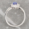 Second Hand 18ct Gold Marquise Tanzanite & Diamond Ring 