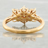 Second Hand 18ct Gold Baguette and Brilliant Cut Diamond Cluster Ring