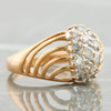 Second Hand 14ct Gold Openwork Diamond Dress Ring