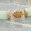 Second Hand 9ct Gold Jade and Chinese Character Bracelet