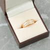 Second Hand 18ct Gold Two Row Diamond Eternity Ring