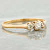 Antique 18ct Gold 3 Stone 0.50 carat Diamond Ring