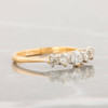 Antique 18ct Gold 5 Stone 0.45 Carat Diamond Ring