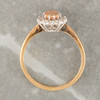 Second Hand 18ct Gold Topaz and Diamond Cluster Ring