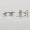 Second Hand 18ct White Gold 0.60 Carat Diamond Stud Earrings